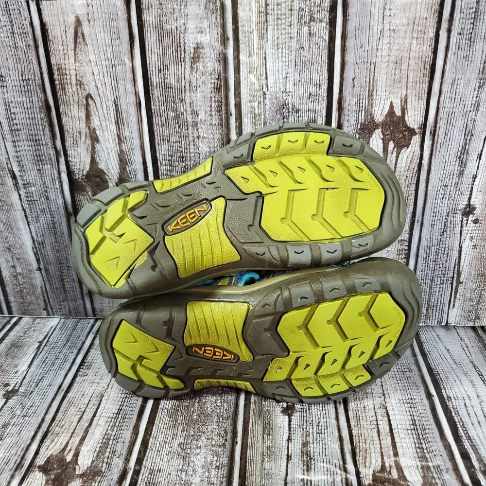 KEEN Youth Newport H2 Waterproof Sandals Blue Purple Yellow Hiking Shoes Size 2